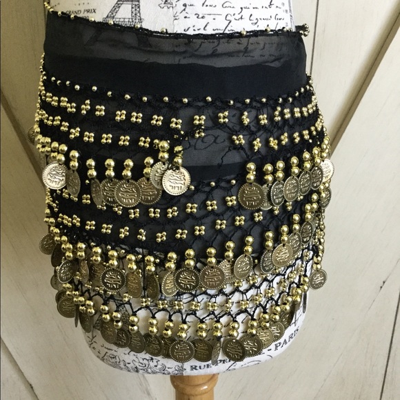 🖤⭐️Bellydancer Hip Scarf⭐️🖤 - Picture 3 of 7